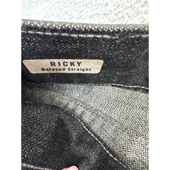 True Religion Mens 32 Distressed Silver Highlight Ricky Jeans USA Casual 90s Y2K - Picture 8 of 16